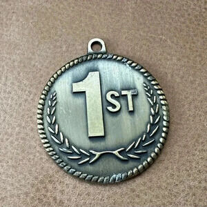 Bronze Gold Color First Place Medal